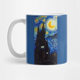 Kokeshi Starry night Mug